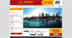 Desktop Screenshot of maratonnegocios.com.ar