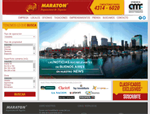 Tablet Screenshot of maratonnegocios.com.ar